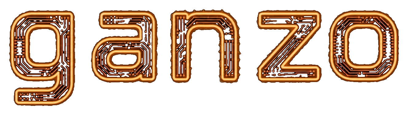 Ganzo text banner